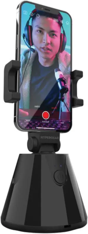 HyperGear 15657 HyperView Auto-Tracking Universal Phone Mount, Black