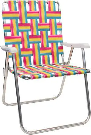 Kuma 830-KM-BTC-LP Lollipop Backtrack Chair - Yellow/Pink/Teal