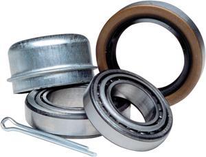 Tie Down Engineering 81106 Precision Tapered Roller Bearing Kit with Dust Cap - 3/4", White