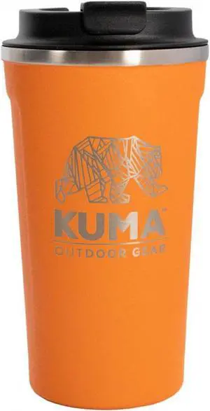 Kuma KM-CT-ORG Coffee Tumbler - 17 oz., Orange
