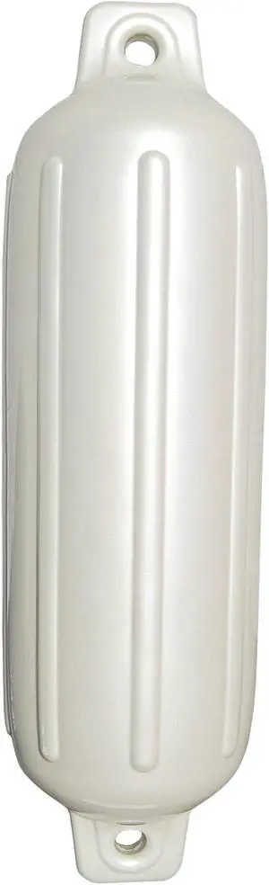 Taylor Made 252000 Storm Gard Inflatable Vinyl Fender - 5.5" x 20", White