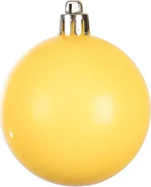 2.4" Yellow Shiny Ball UV 24/Bag