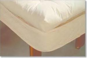 3" Organic Wool Premium Mattress Topper California King 370 oz Fill
