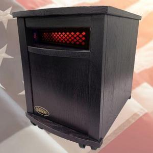 Original SUNHEAT Amish Hand Crafted Infrared Heater - Prairie Night Oak