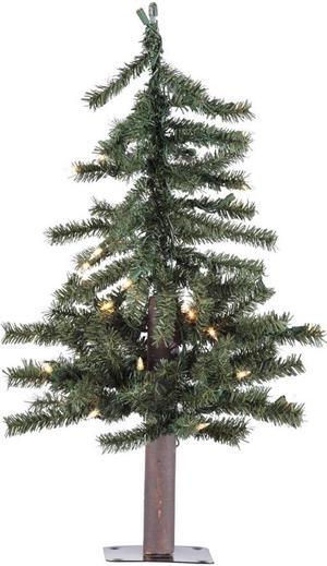 Vickerman 2' x 16.5" Natural Alpine Tree 105T 35CL - A805121