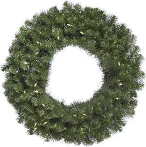 Vickerman 48" Douglas Fir Wreath 480T 200WmWht LED - A808848LED