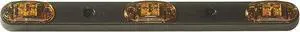 Innovative Lighting 220-1500-7 LED Tri-Bar Identification Light 15" - Amber/Clear Lens