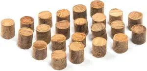 Whitecap 60155-100 Teak Plugs - 1", Pack of 100