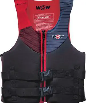 WOW 23-WLV-4965 The FEEL GOOD Evoprene Life Vest - Small/Medium, Red