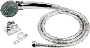 DURA Faucet RV Single Function Shower Wand and Hose Kit - Chrome