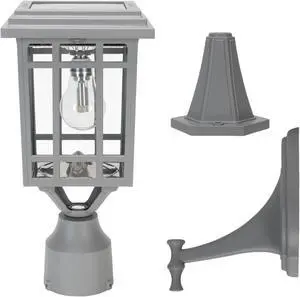 Prairie Bulb Solar Light w/GS Light Bulb - Wall/Pier/3" Fitter Mounts