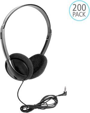 HamiltonBuhl Personal Economical Headphones, 200 Pack