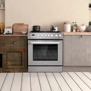 Cosmo COS-305AGC 30" 5.0 cu.ft. Single Oven Gas Range With 5 Burner Cooktop