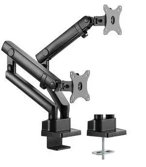 SilverStone Technology ARM25 Dual Monitor Arm with Mechanical Spring Design and Wide adjustability, SST-ARM25