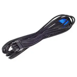 PCIE-8pin to PCIE-6+2pin(550mm) Individually Sleeved Modular Cable, Black