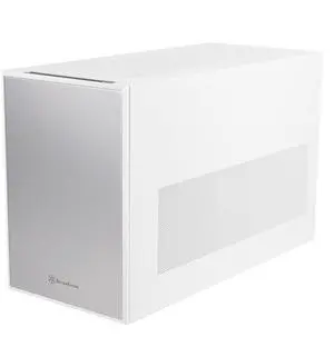 SilverStone Technology SUGO 17 White Premium shoebox-Shaped Computer Chassis, SST-SG17W