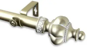 Eddy Curtain Rod 1" OD 160-240 inch  - Gold