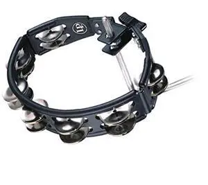 CYCLOPS MOUNTED TAMBOURINE BLACK STEEL