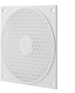 SilverStone Technology FF121 White Colored 120mm Fan Filter with Honeycomb Grille, SST-FF121W