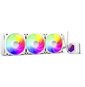 SilverStone Technology Permafrost PF360W-ARGB V2 White-Colored 360mm All-in-One Liquid Cooler, SST-PF360W-ARGB-V2