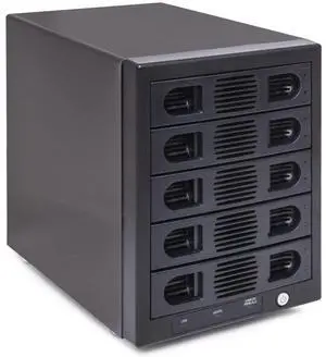 Syba 5 Bay Tool Less Tray Hot Swappable 2.5" 3.5" SATA III RAID HDD External USB 3.0 Enclosure Windows MacOS SY-ENC50118( Pack of 2 )