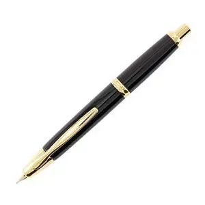 PILOT Vanishing Point Collection Refillable & Retractable Fountain Pen, Black Barrel with Gold Accents, Blue Ink, Fine Nib (60165) PILOT Vanishing Point Collection Refillable & Retractable Fountain Pen, Black Barrel with Gold Accents, Blue Ink, Fine Nib (60165)