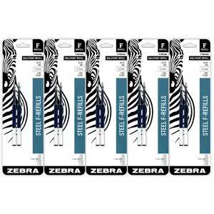 Zebra Pen Ballpoint Refill, Fits F-301, F-402, F-701, Blue, 0.7mm, 10-Pack Zebra Pen Ballpoint Refill, Fits F-301, F-402, F-701, Blue, 0.7mm, 10-Pack