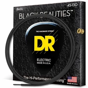 DR Strings - Black Beauties - Bass Guitar Strings (45-130) DR Strings - Black Beauties - Bass Guitar Strings (45-130)