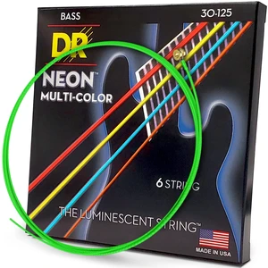 DR Strings HI-DEF NEON Bass Guitar Strings (NMCB6-30) DR Strings HI-DEF NEON Bass Guitar Strings (NMCB6-30)