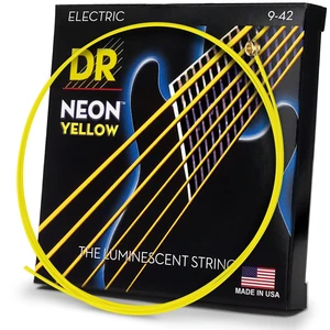 DR Strings HI-DEF NEON Electric Guitar Strings (NYE-9) DR Strings HI-DEF NEON Electric Guitar Strings (NYE-9)