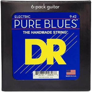 PURE BLUES - Pure Nickel Electric Guitar Strings (Light (9-42), 6 Pack) PURE BLUES - Pure Nickel Electric Guitar Strings (Light (9-42), 6 Pack)