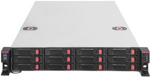 Silverstone RM22-312 2U 12-bay 2.5" / 3.5" HDD / SSD rackmount storage chassis with Mini-SAS HD SFF-8643 12 Gb/s interface