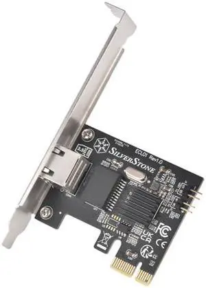 Silverstone ECL01 2.5Gbps RJ45 Network Interface PCI Express Card