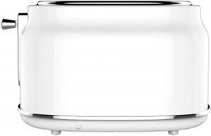 Frigidaire ETO102-WHITE 2-Slice 900-Watt Retro Stainless Steel Toaster (White)