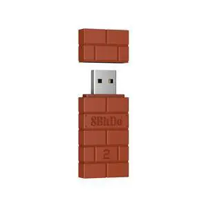 8BitDo Wireless USB Adapter 2 for Switch/Switch 2, Windows PC, Mac & Raspberry Pi, Compatible with Xbox Series X & S Controller, Xbox One Bluetooth Controller, Switch Pro and PS5 Controller (Brown) 8BitDo Wireless USB Adapter 2 for Switch/Switch 2, Windows PC, Mac & Raspberry Pi, Compatible with Xbox Series X & S Controller, Xbox One Bluetooth Controller, Switch Pro and PS5 Controller (Brown)