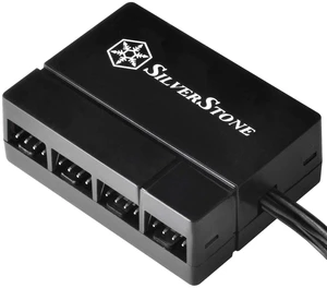SilverStone Technology 8-Port PWM Fan Hub/Splitter for 4-Pin & 3-Pin Fans* in Black SST-CPF04-USA SilverStone Technology 8-Port PWM Fan Hub/Splitter for 4-Pin & 3-Pin Fans* in Black SST-CPF04-USA