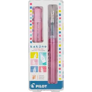 PILOT Kakuno Fountain Pen, Pink Barrel, Fine Nib PILOT Kakuno Fountain Pen, Pink Barrel, Fine Nib