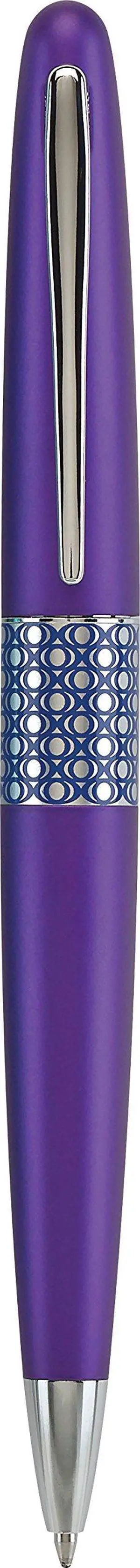 PILOT MR Retro Pop Collection Ballpoint Pen in Gift Box, Purple Barrel with Elipse Accent, Medium Point Stainless Steel Nib, Refillable Black Ink (91424) PILOT MR Retro Pop Collection Ballpoint Pen in Gift Box, Purple Barrel with Elipse Accent, Medium Point Stainless Steel Nib, Refillable Black Ink (91424)