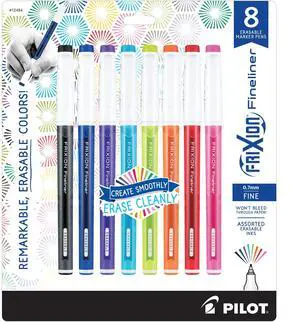 Pilot FriXion Fineliner Erasable Marker Pens, Fine Point 0.7 mm, Pack of 8, Vivid Colors, Erasable Pens - Ideal for School, Journaling, & Office Writing Pilot FriXion Fineliner Erasable Marker Pens, Fine Point 0.7 mm, Pack of 8, Vivid Colors, Erasable Pens - Ideal for School, Journaling, & Office Writing