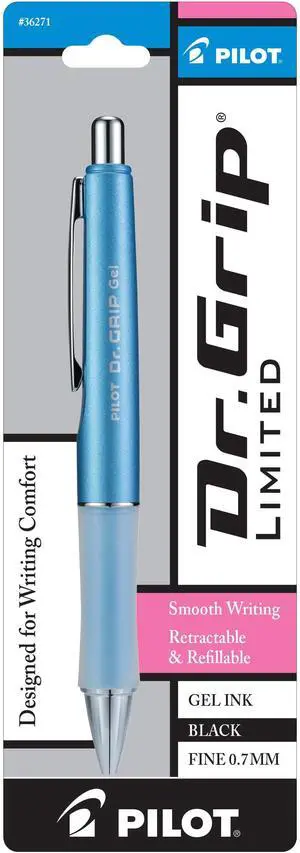 Pilot Dr. Grip Limited Gel Pen, Black Ink, Single Pen | Ideal for School, Journaling & Office Writing Pilot Dr. Grip Limited Gel Pen, Black Ink, Single Pen | Ideal for School, Journaling & Office Writing