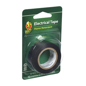 Duck Brand 373447 Professional Electrical Tape, 0.75-Inch by 20-Feet, Single Roll, Black Duck Brand 373447 Professional Electrical Tape, 0.75-Inch by 20-Feet, Single Roll, Black