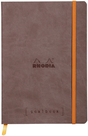 Rhodia Goalbook Journal, A5, Dotted - Chocolate Rhodia Goalbook Journal, A5, Dotted - Chocolate