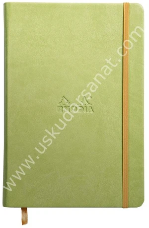 Rhodia Rhodiarama A5 Webnotebook, 5.5 in x 8.25, Lined - Anise (118746) Rhodia Rhodiarama A5 Webnotebook, 5.5 in x 8.25, Lined - Anise (118746)