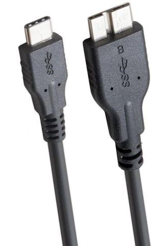 IO Crest SY-CAB20169 3' USB 3.1 Type C to MicroUSB 3.0, Black IO Crest SY-CAB20169 3' USB 3.1 Type C to MicroUSB 3.0, Black