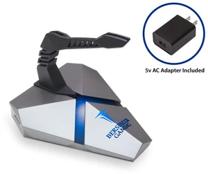 LOKI Gaming Mouse Bungee Stand - RGB LED Lights - 4 Port USB 3.0 Hub with Active Power - Micro SD Card Reader Slot - PC; Mac; Linux LOKI Gaming Mouse Bungee Stand - RGB LED Lights - 4 Port USB 3.0 Hub with Active Power - Micro SD Card Reader Slot - PC; Mac; Linux