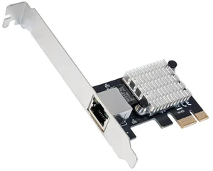 IO CREST 2.5 Gigabit Ethernet PCI Express PCI-E Network Interface Card 10/100/1000/25000 Mbps RJ45 LAN Intel I225 Chipset, Black (SY-PEX24076) IO CREST 2.5 Gigabit Ethernet PCI Express PCI-E Network Interface Card 10/100/1000/25000 Mbps RJ45 LAN Intel I225 Chipset, Black (SY-PEX24076)