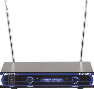 VHF-3005 - Dual Channel VHF Wireless Microphone System