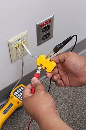 FLUKE Networks 10220101 6 Wire Modular Adapter w/K-plug Banjo
