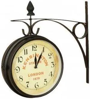 Kensington Station Double Side clock (Large)