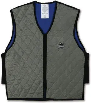ERGODYNE 6665 Evaporative Cooling Vest, Nylon, Evaporative, Up to 4 hr Max
